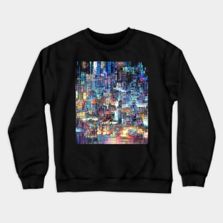 City Lights Glitch Mix Crewneck Sweatshirt